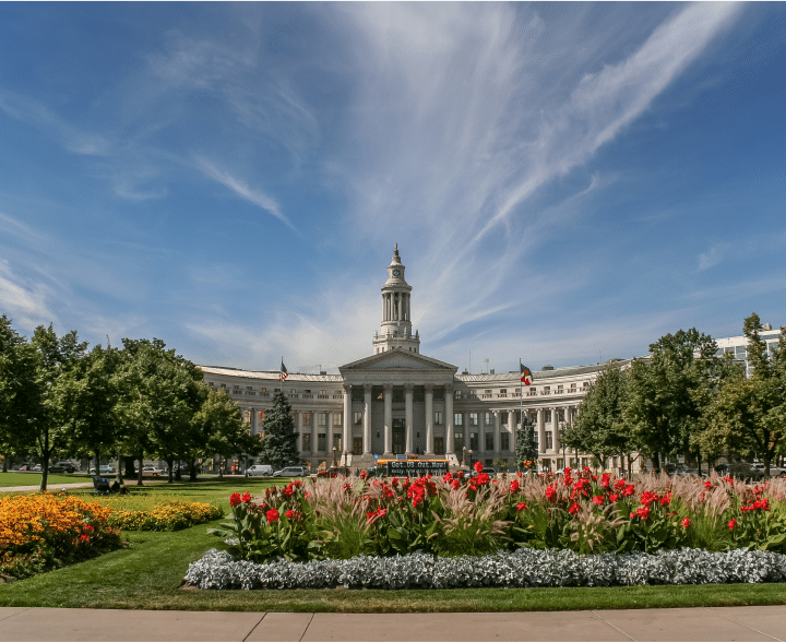 Front view Denver Judicial Building image