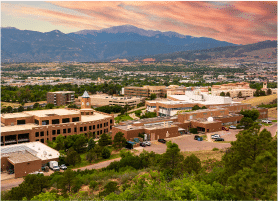 Colorado Springs Arial view