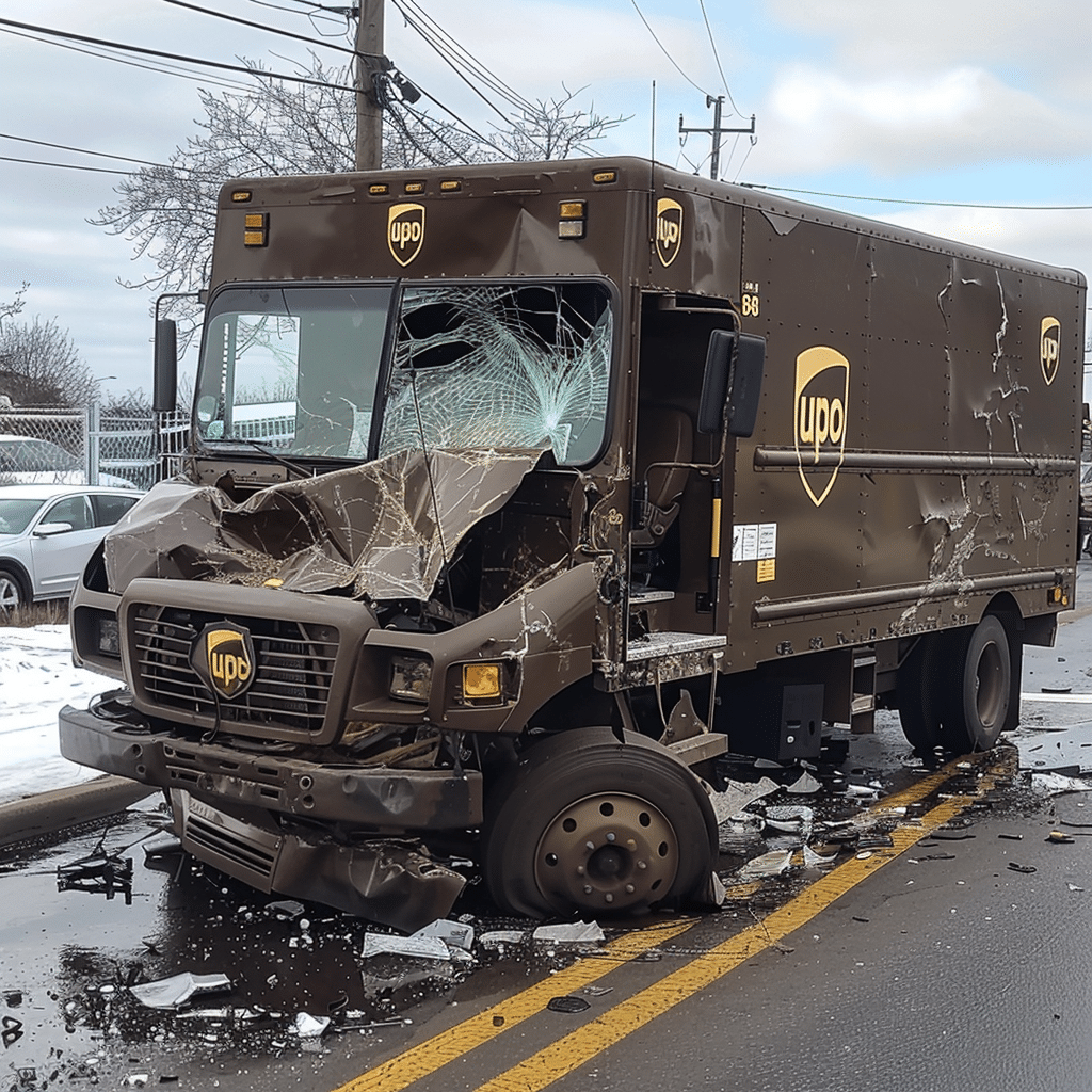 Car Accident Caused by a UPS Delivery Driver 
